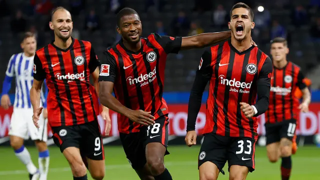 Eintracht Frankfurt Bungkam Hertha Berlin di Olympiastadion