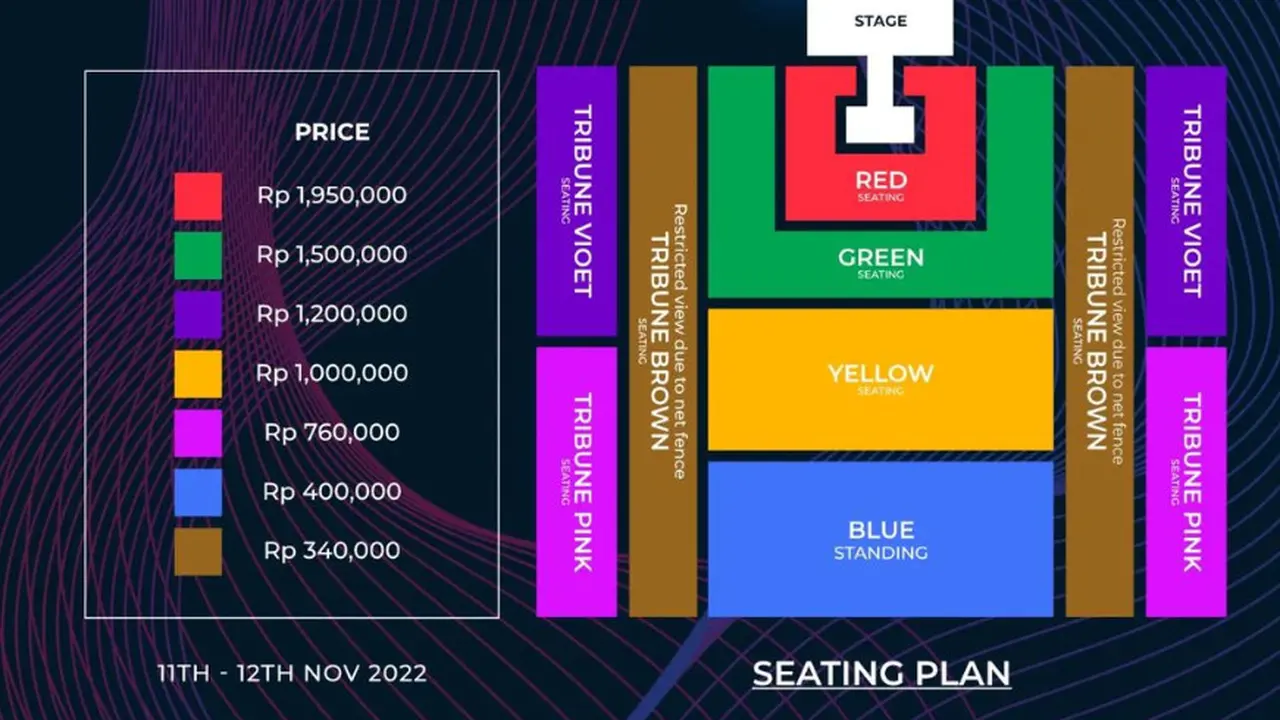 Daftar Harga Tiket Konser Gabungan We All Are One di Jakarta