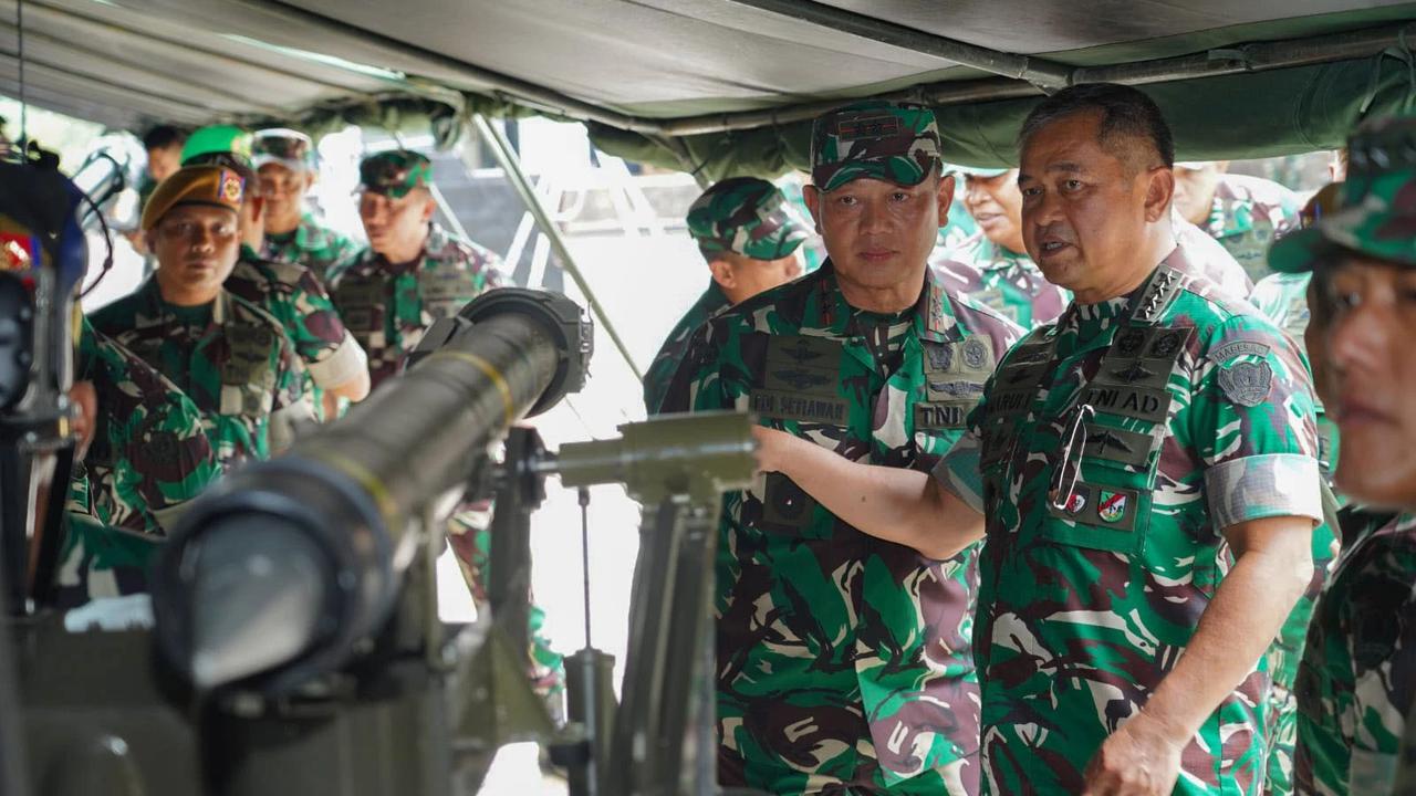 FOTO: Beragam Inovasi Litbanghan TNI AD Diperlihatkan di Menlatpur Kostrad