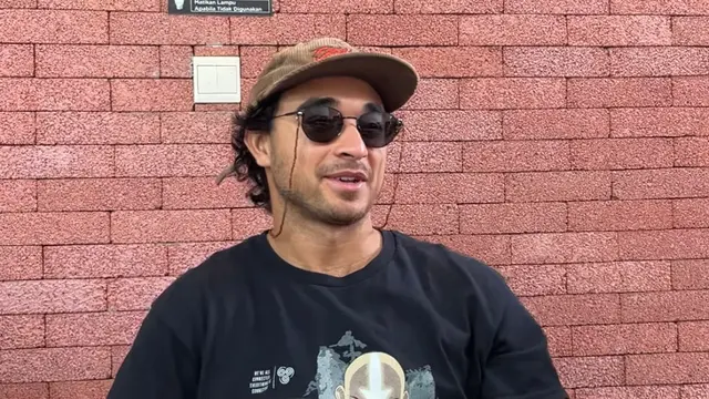 Geoff Fabila, member grup trio asal Australia bernama TJAKA. (Liputan6.com/Afradhiya N. R)
