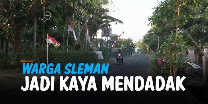 VIDEO: Warga di Sleman Kaya Mendadak Gara-Gara Proyek Tol