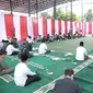 Doa bersama dan acara silaturahmi 'Ummat Bersatu, NTB Damai' digelar di Lapangan Tenis Mapolda NTB untuk mengawali tahun 2021. (Istimewa)