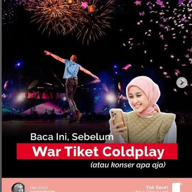 Pengin Daftar Pinjol Buat Beli Tiket Konser Coldplay? Simak Dulu Pendapat Perencana Keuangan Prita Ghozie