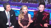 Johnny Weir dan Tara Lipinski Olimpiade. Dok: Twitter