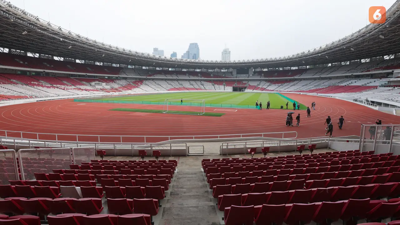 Foto: Mengintip Kondisi Rumput SUGBK Jelang Hadapi Jepang di Kualifikasi Piala Dunia