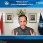 Mendikbudristek Nadiem Makarim dalam peluncuran Merdeka Belajar Episode Kedua Puluh, Jumat (3/6).