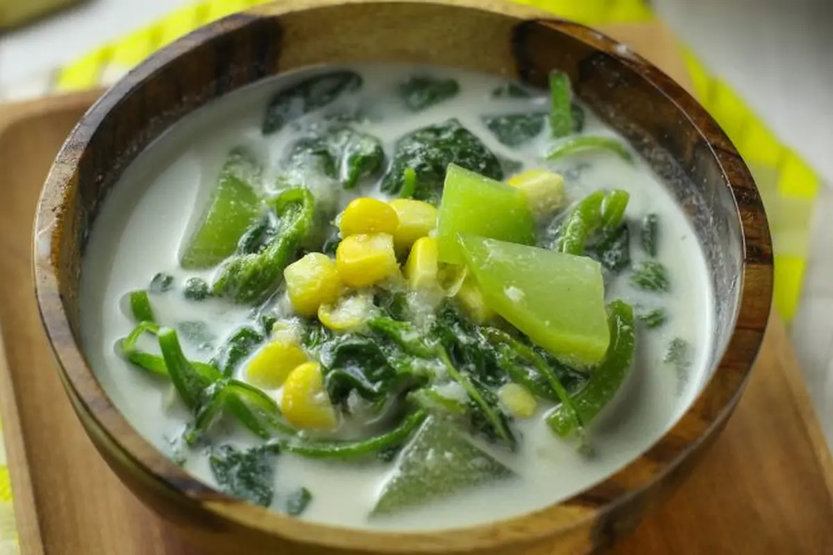 Resep Bobor Bayam Labu Siam
