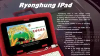 Ryonghung iPad, tablet besutan Korea Utara. (Foto: Gizmodo)