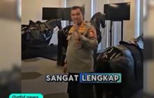 Viral Polisi Pamerkan Simulator Menunggang Kuda, Mabes Polri: Harganya Rp1 Miliar
