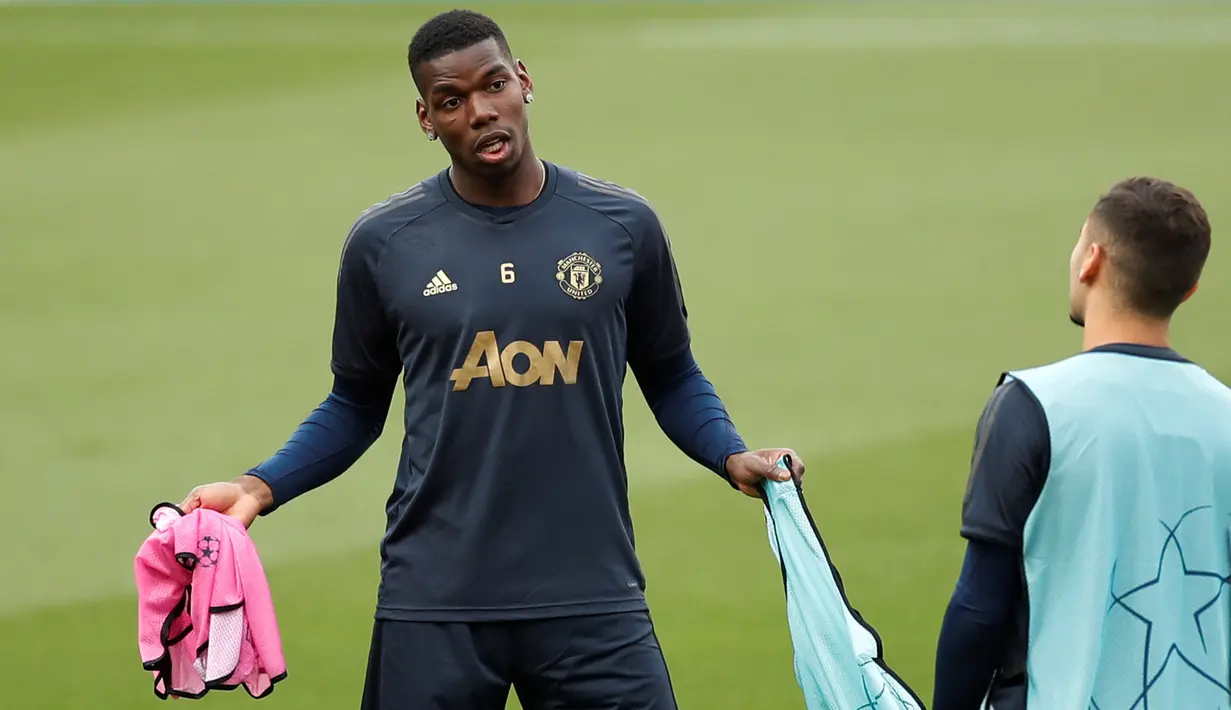 FOTO Mengintip Latihan Pogba Cs Jelang Hadapi Barcelona Foto