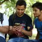 Pengguna smartphone Android di India. (Foto: Mashable)