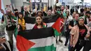 Di Olimpiade Paris 2024, Palestina mengikutsertakan delapan atlet. (Ahmad GHARABLI/AFP)