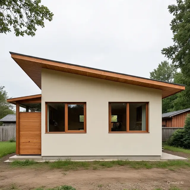 Gambar Rumah Kayu Sederhana Ukuran 6x9 di Kampung