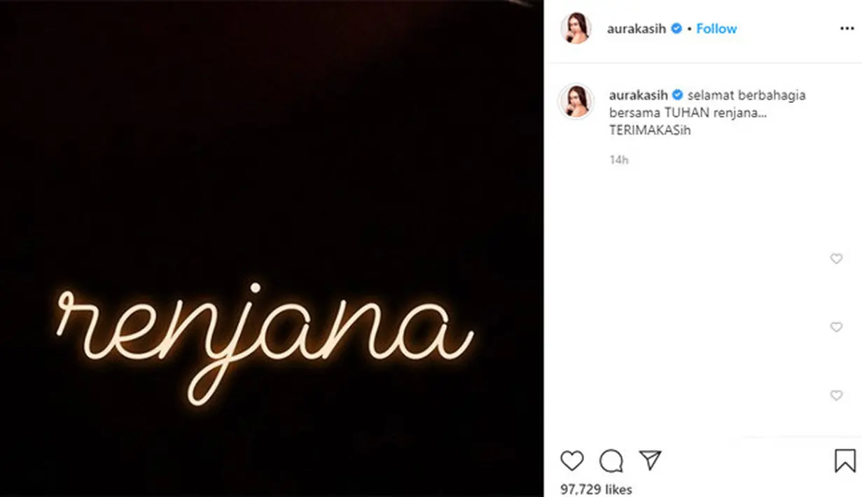 (Instagram/aurakasih)