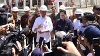 Presiden Joko Widodo (Jokowi) meresmikan pabrik amonium nitrat di Kawasan Industrial Estate (KIE) Bontang, Kalimantan Timur, Kamis (29/2/2024). (dok: KBUMN)
