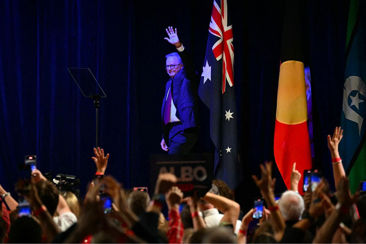 FOTO: Anthony Albanese Kembali Pimpin Australia Usai Partai Buruh Memenangkan Pemilu 2025