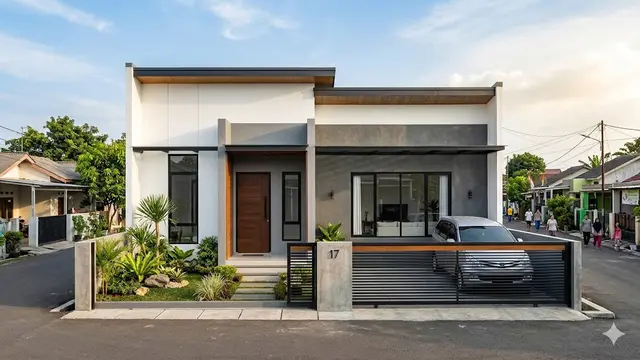 Model Fasad Rumah yang Langsung Mencuri Perhatian dari Jalan