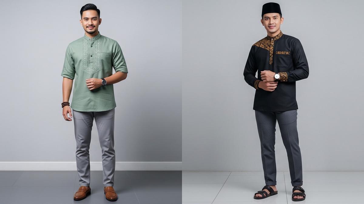 8 Model Baju Koko Pria untuk Lebaran 2026, Syari dan Tampan