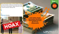 Cek Fakta: Hoaks Foto Kemenkeu Serahkan Bantuan Dana Rp 50 Juta per Keluarga dari Sitaan Korupsi