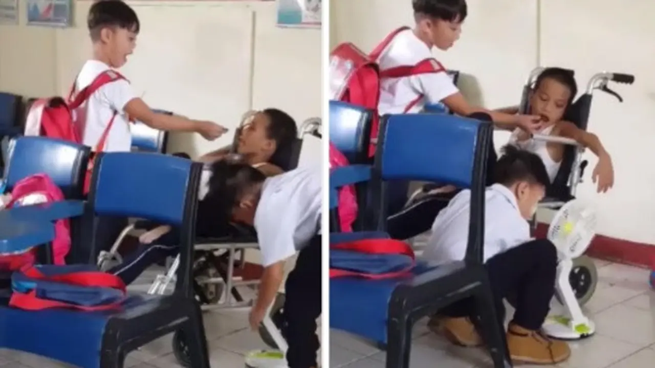 aksi tulus bocah ini jadi viral