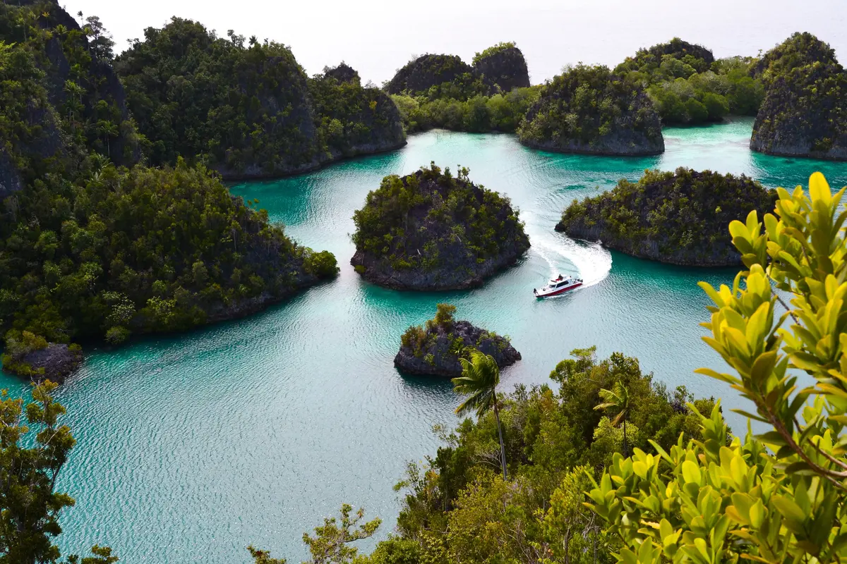 Ilustrasi Raja Ampat, objek wisata di Papua