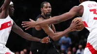 Kevin Durant memimpin Nets mengalahkan Raptors pada laga kedua di NBA 2022/2023