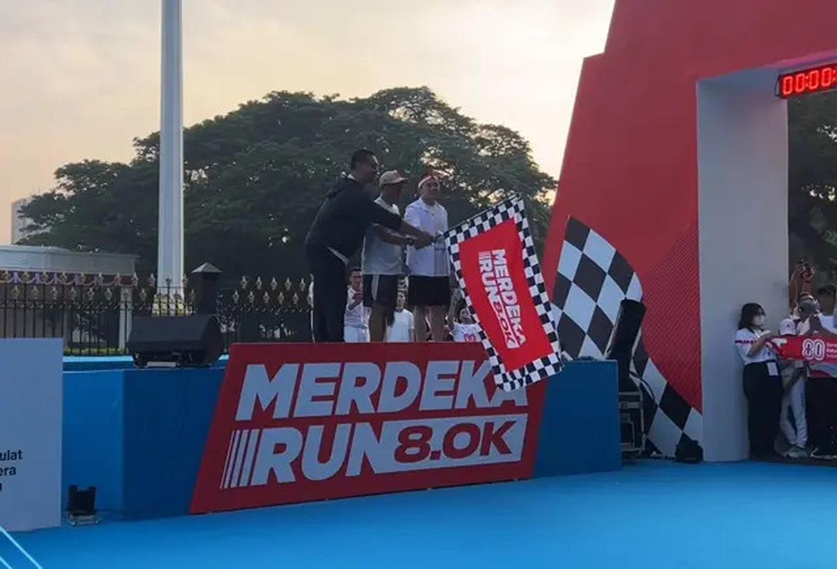 Sejumlah Menteri Jadi Peserta di Merdeka Run, Cak Imin, Sri Mulyani hingga Veronica Tan Ikut Lari