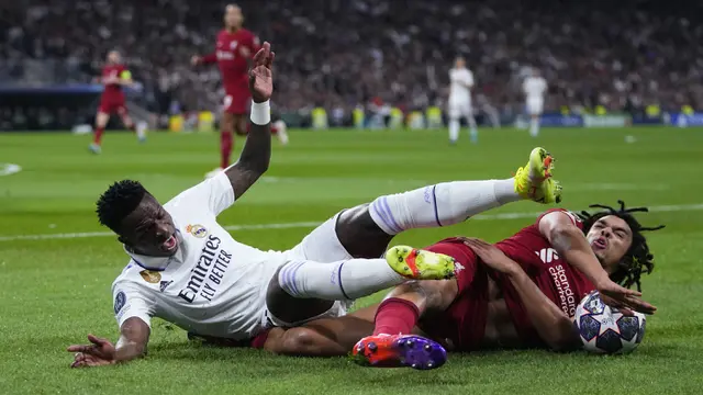 Foto: Real Madrid Kembali Kubur Mimpi Juara Liverpool di Liga Champions