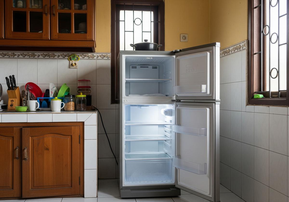 Keluarkan Semua Isi Freezer Sebelum Menata
