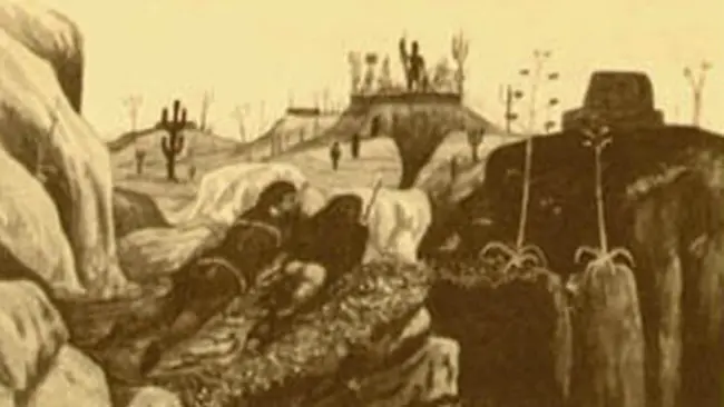 Glanton dan kelompoknya sedang berburu suku Apache. (Sumber University of Virginia)