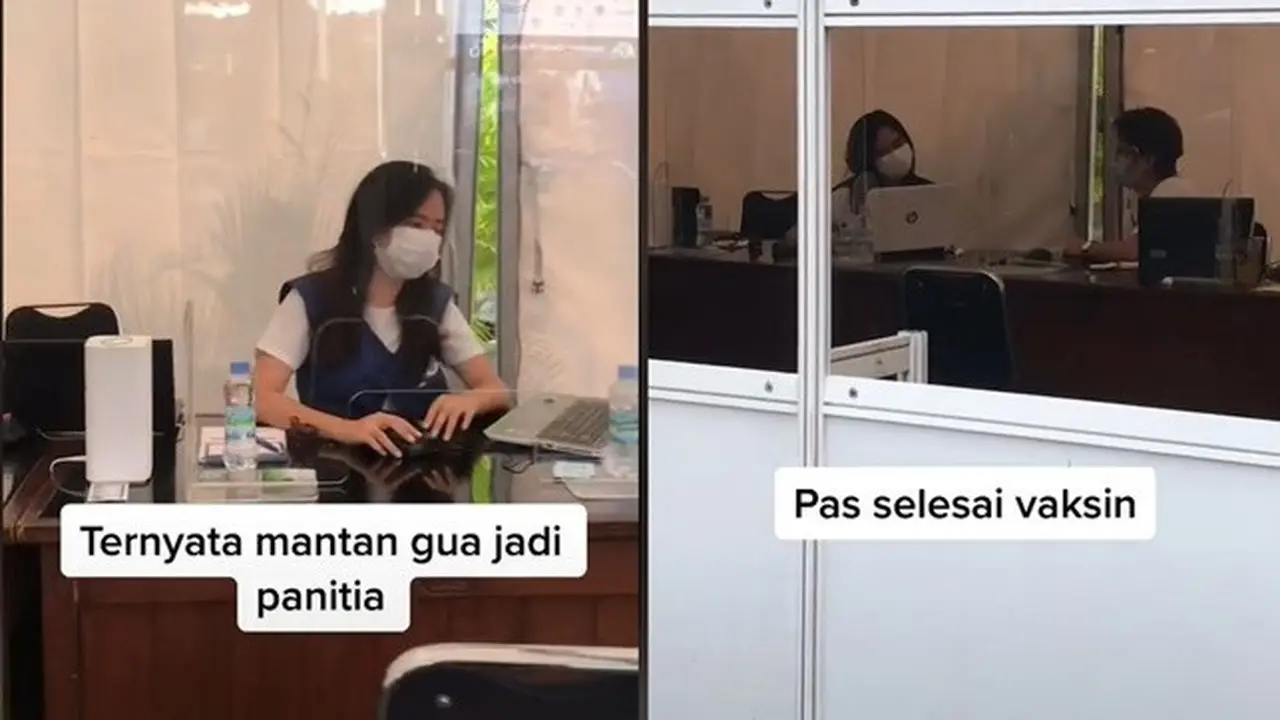 Viral Momen Pria Pergi Vaksin Dilayani Mantan Pacar, Ujungnya Bikin Nyesek