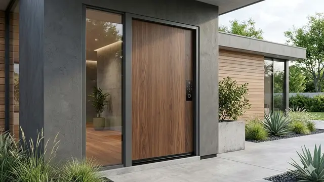 Desain Pintu Utama 2026 Tanpa Handle yang Cocok untuk Rumah Modern (Foto: Gemini AI)