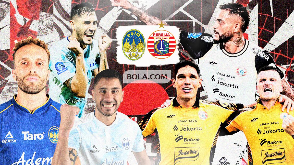 Adu Gemerlap Skuad Asing PSIM Vs Persija di BRI Super League: Maxwell Si Mesin Gol Ditantang Ze Valente