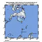 Gempa bumi Magnitudo 5,4 mengguncang wilayah Laut Sulawesi, Kepulauan Sangihe, Sulawesi Utara, Minggu (14/5/2023) pukul 02.16.45 WIB. (Dok.BMKG)