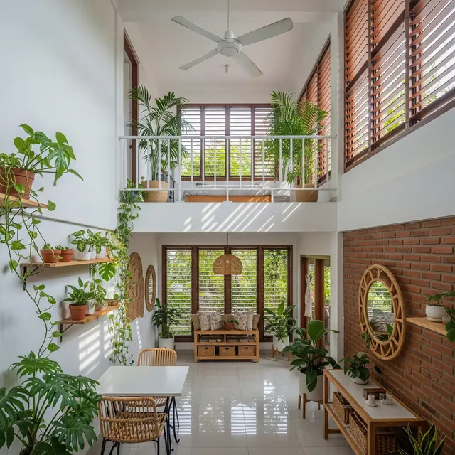 9 Model Rumah Mezzanine Terasa Sejuk di Daerah Panas, Desain Optimal