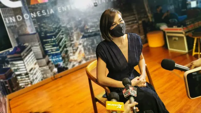 Agnez Mo saat ditemui di acara Eventori