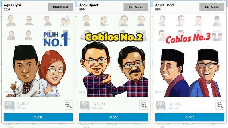 Stiker BBM