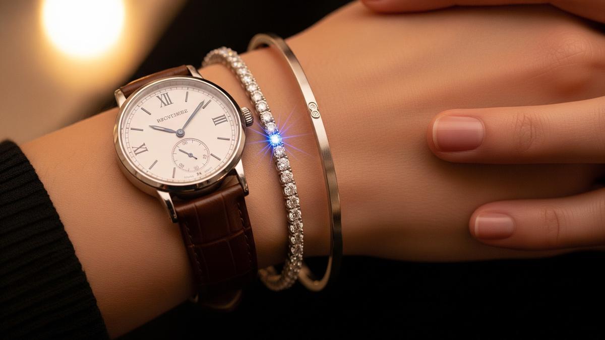 7 Inspirasi Layering Jam Tangan dengan Beberapa Gelang Tipis Elegan untuk Tampilan Chic dan Berkelas