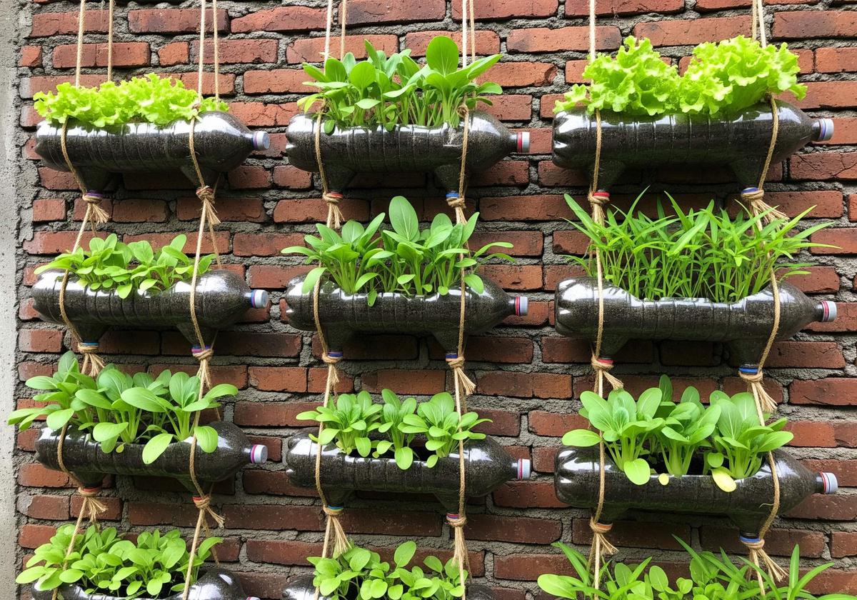 Ide Kebun Gantung dari Barang Bekas yang Hasilnya Melimpah