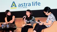 Pemeran utama AADC 2 ini pun menceritakan pengalamannya tentang bagaimana menjalani Healthy Life dan Happy Life