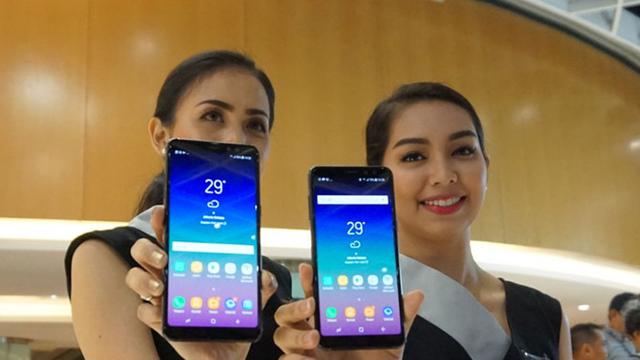 Peluncuran Samsung Galaxy A8 dan Galaxy A8+. Liputan6.com/Agustin Setyo W.