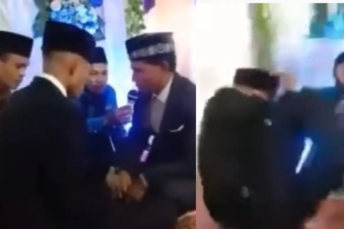 Akibat Terlambat, Calon Mertua Tendang Pengantin Pria saat Akad Nikah