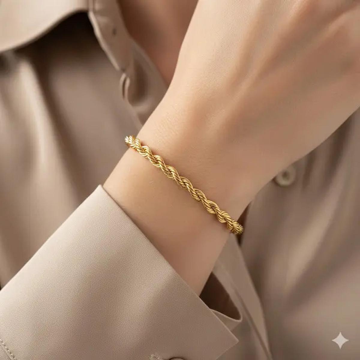 8 Model Gelang Emas 1 Gram 18K Terbaru 2025 yang Simple dan Cantik, Cocok untuk Gaya Sehari-hari