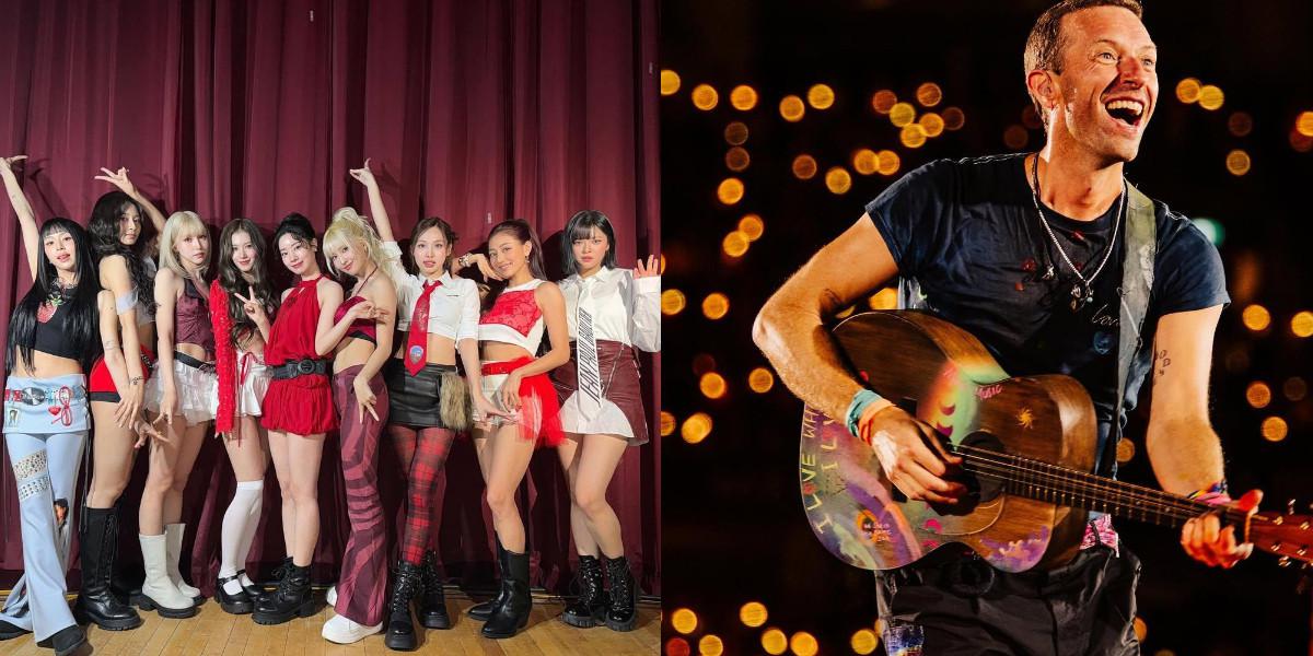 TWICE Bakal Jadi Pengisi Acara Spesial 6 Konser Coldplay di Korea pada April 2025