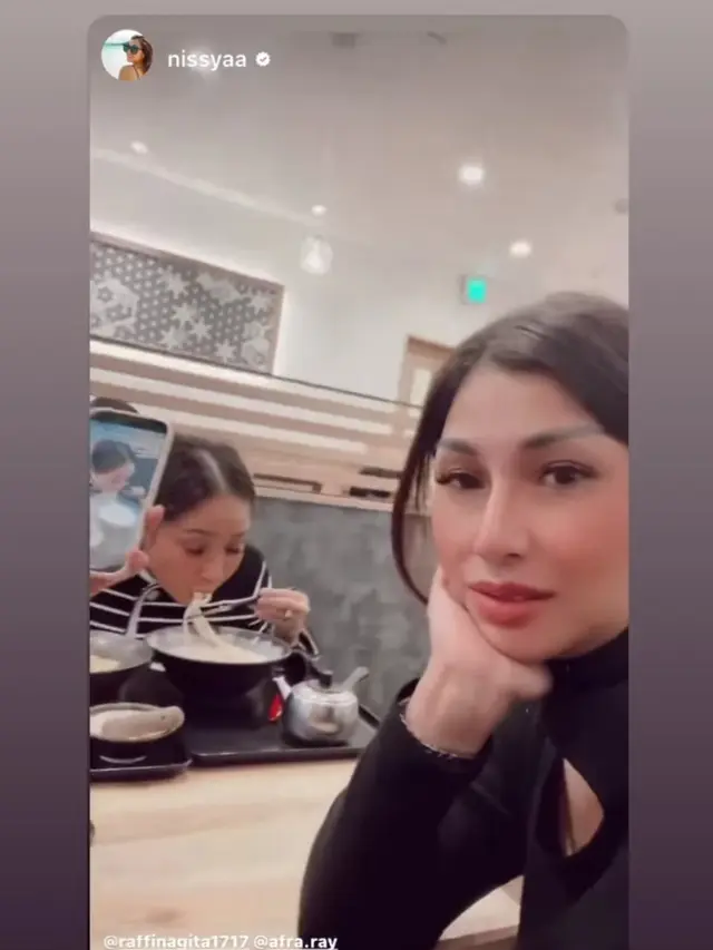 Kompaknya Nagita Slavina, Caca Tengker, Syahnaz Sadiqah dan Nisya Ahmad (Foto: instagram nissyaa)