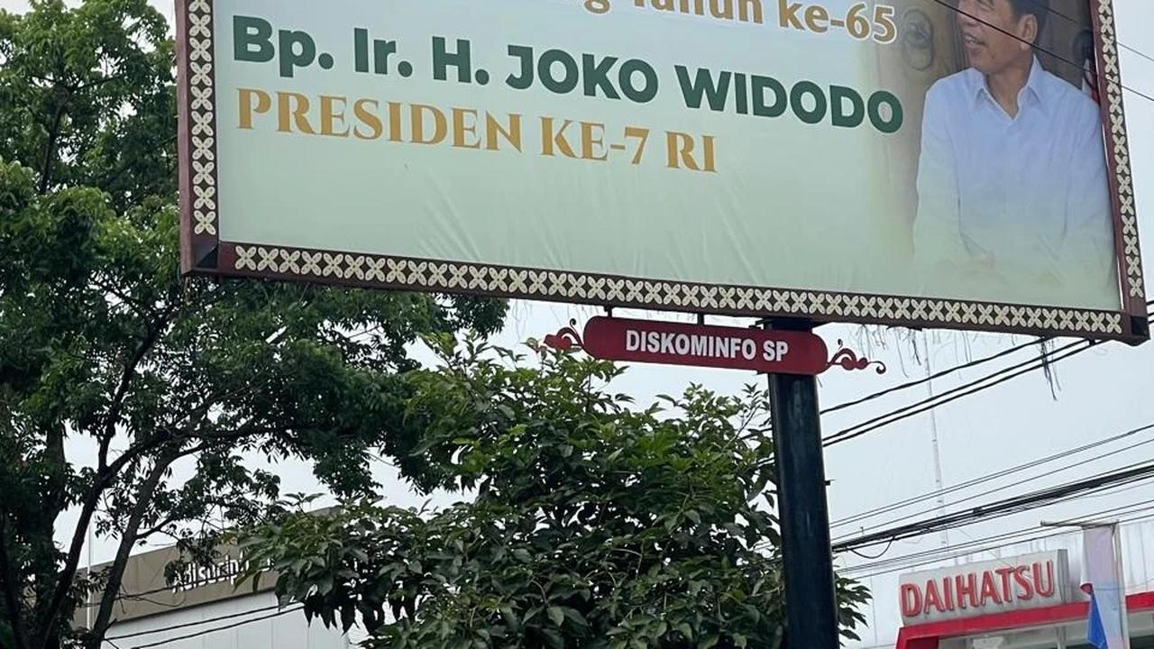 Pemkot Solo Pasang Baliho Ultah Jokowi