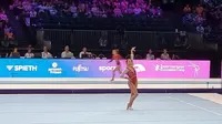 Aksi Rifda Irfanalutfi bertanding di Asian Games 2022. (Dok. NOC Indonesia)