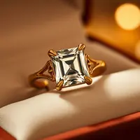 Gaya cincin tunangan 2025 yang paling dicari. ©Ilustrasi QwenAI