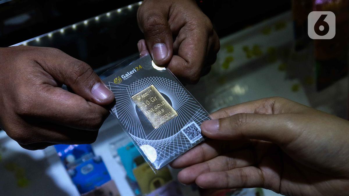 Harga Emas Pegadaian Hari Ini 3 Mei 2025 Anjlok Rp 20 Ribu, Cek di Sini!