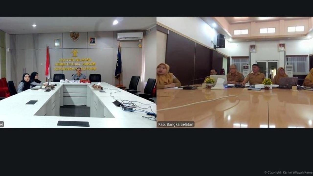 Harmonisasi Ranperda BMD Bangka Selatan, Kemenkum Pastikan Regulasi Daerah Selaras